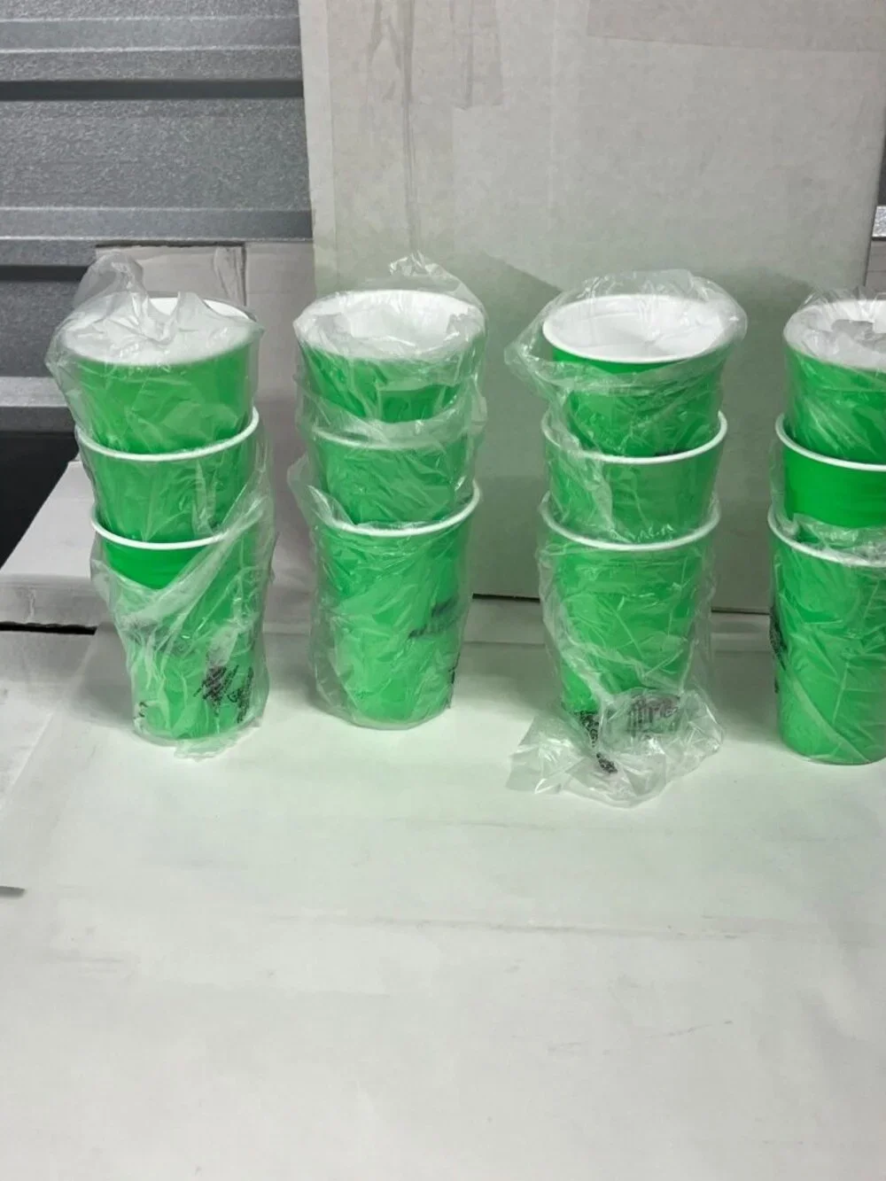 2x Seattle Seahawks NFL Football Plastic Cups Green Tailgate Party Picnic Dorm
